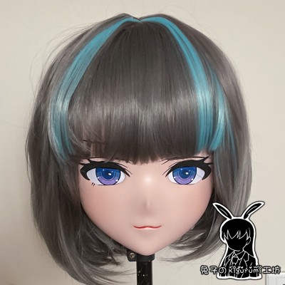 (RB7119)Customize Full Head Quality Handmade Female/Girl Resin Japanese Anime Cartoon Character Kig Cosplay Kigurumi Mask (RB7119)Customize Full Head Quality Handmade Female/Girl Resin Japanese Anime Cartoon Character Kig Cosplay Kigurumi Mask
